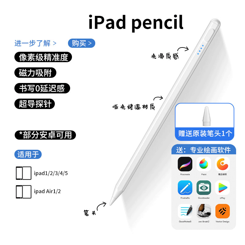 苹果pencil版的作用苹果pencil二代使用教程-第2张图片-太平洋在线下载