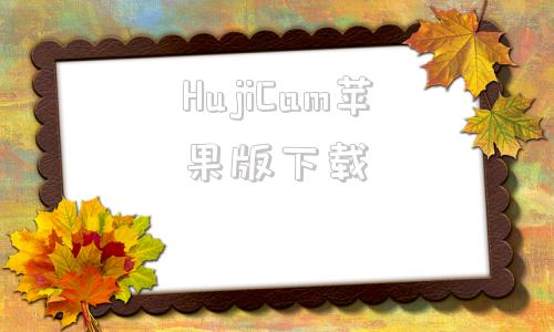 HujiCam苹果版下载hujicam相机官方下载